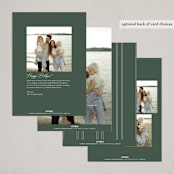 "Merrymaker" - Holiday Cards in Forest by Jackie Crawford - Back of Card Options