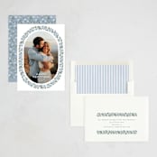 "Stamped Blooms" - Holiday Cards in Frost by Amy Kross - Assembled