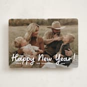 "Howdy Holidays" - Holiday Cards in Snow by Megan Davis - Front