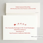 "Sleigh" - Holiday Cards in Snowfall by Megan Davis - FREE Recipient Addressing