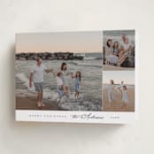 "Elegant Trio" - Holiday Cards in Snow by Nicole Walsh - Folded Card