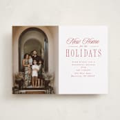"New Home Holiday" - Holiday Cards in Cherry by Hannah Williams - Front