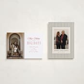 "New Home Holiday" - Holiday Cards in Cherry by Hannah Williams - Photo Orientation Options