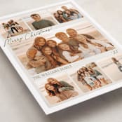 "Film Collage" - Holiday Cards in Snow by Robert and Stella - Detail