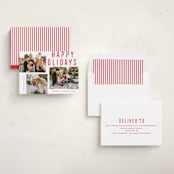 "Telluride" - Holiday Cards in Candy Cane by Kristie Kern - Assembled