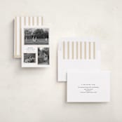 "Triple Frame" - Holiday Cards in Ivory by Angela Thompson - Assembled