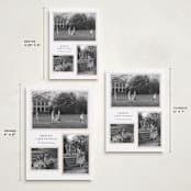 "Triple Frame" - Holiday Cards in Ivory by Angela Thompson - Formats Available