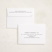 "serif" - Holiday Cards in Charcoal by JoAnn Jinks - FREE Recipient Addressing