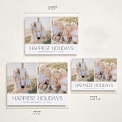 "serif" - Holiday Cards in Charcoal by JoAnn Jinks - Formats Available