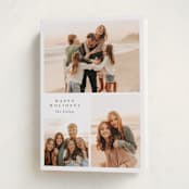 "happy trio" - Holiday Cards in Snowflake by Angela Thompson - Folded Card