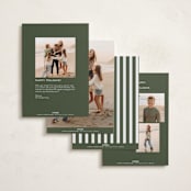 "Sideways Gallery" - Holiday Cards in Fern by Michelle Taylor - Back of Card Options