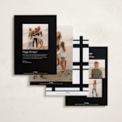 "Abode" - Holiday Cards in Snow by Blustery August - Back of Card Options