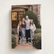 "Abode" - Holiday Cards in Snow by Blustery August - Folded Card