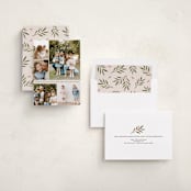 "Festive Five" - Holiday Cards in Vanilla by Lindsay Megahed - Assembled