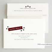 "Ruff Year" - Holiday Cards in Candy Apple by Erin German - FREE Recipient Addressing