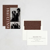 "Bold Joyful" - Holiday Cards in Myrrh by Kamala Nahas - Assembled