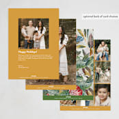 "FreshWinterBouquet" - Holiday Cards in Wreath by Lucrecia Caporale - Back of Card Options