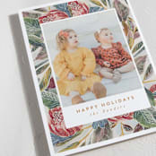 "FreshWinterBouquet" - Holiday Cards in Wreath by Lucrecia Caporale - Detail