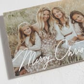 "Casual" - Holiday Cards in Frost by Everett Paper Goods - Detail
