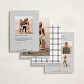 "bold fun" - Holiday Cards in Holly Berry by Karidy Walker - Back of Card Options
