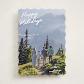 "Squiggles" - Holiday Cards in Snow by Tennie and Co. - Front