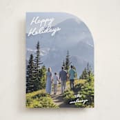 "Squiggles" - Holiday Cards in Snow by Tennie and Co. - Front