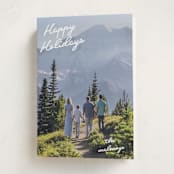 "Squiggles" - Holiday Cards in Snow by Tennie and Co. - Folded Card