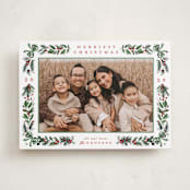 "Sparkly Bows" - Holiday Cards in Forest by Makewells - Front