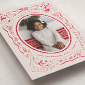"Disney's Mickey n' Friends Warm Wishes" - Holiday Cards in Santa Suit by Creo Study - Detail