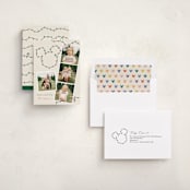 "Disney's Mickey Glowing Lights" - Holiday Cards in Gumdrop by Sarah Hawkins Designs - Assembled