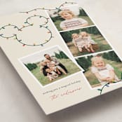 "Disney's Mickey Glowing Lights" - Holiday Cards in Gumdrop by Sarah Hawkins Designs - Detail