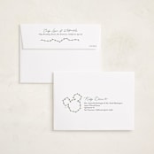 "Disney's Mickey Glowing Lights" - Holiday Cards in Gumdrop by Sarah Hawkins Designs - FREE Recipient Addressing