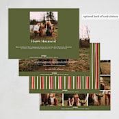 "Classic Christmas" - Holiday Cards in Holly by Wildfield Paper Co - Back of Card