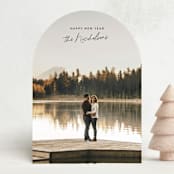 "Minimal Modern holiday" - Holiday Cards in Coal by Jackie Crawford - Front