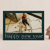 "large headline" - Holiday Cards in Forest by Carolyn Nicks - Front