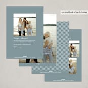 "Summit" - Holiday Cards in Snow by Kaydi Bishop - Back of Card Options