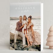 "Summit" - Holiday Cards in Snow by Kaydi Bishop - Folded Card