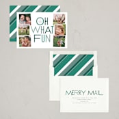 "fun" - Holiday Cards in Juniper by Leah Bisch - Assembled