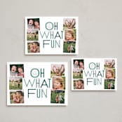 "fun" - Holiday Cards in Juniper by Leah Bisch - Formats Available