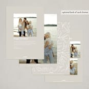 "Bliss" - Holiday Cards in Snow by Jackie Crawford - Back of Card Options