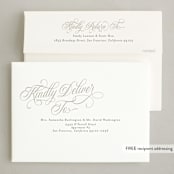 "Bliss" - Holiday Cards in Snow by Jackie Crawford - FREE Recipient Addressing