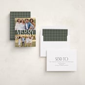 "Big Merry" - Holiday Cards in Pine by Brianne Larsen - Assembled