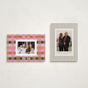 "festive checked plaid" - Holiday Cards in Fruitcake by Carrie Moradi - Photo Orientation Options