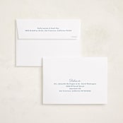 "Primrose" - Holiday Cards in Lake by Annie Shapiro - FREE Recipient Addressing