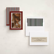 "Stamp" - Holiday Cards in Mulled Wine by Claire - Assembled