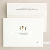 "Skate!" - Holiday Cards in Forest by Morgan Ramberg - FREE Recipient Addressing