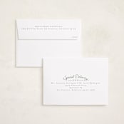 "Simply Delighted" - Holiday Cards in Marshmallow by Everett Paper Goods - FREE Recipient Addressing