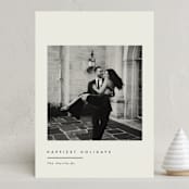 "Hartford" - Holiday Cards in Latte by Carolyn Nicks - Front