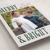 "Merry Modern" - Holiday Cards in Pine Needle by Kelly Watkins - Detail