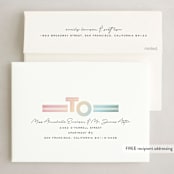 "Joyful Lines" - Holiday Cards in Holly Berries by Jessica Corliss - FREE Recipient Addressing